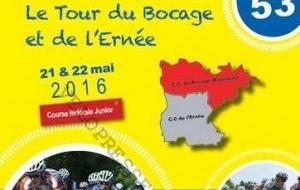 TOUR DU BOCAGE ET DE L'ERNEE NAT JUNIOR 21 ET 22 MAI 2016