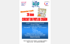 CIRCUIT DU PAYS DE CRAON 1-2-3-J LE 02/04/17