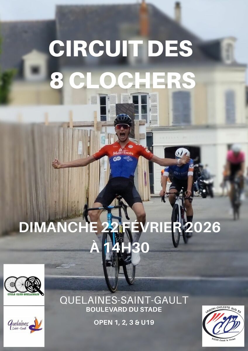 CIRCUITS DES 8 CLOCHERS 22 FEVRIER 2026