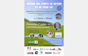 JOURNEE DES SPORTS DE NATURE A CRAON 01/07/2012