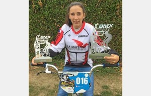 CHLOE BREHIN DANS LE TOP 3 EUROPEEN EN BMX
