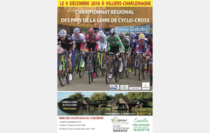 VILLIERS CHARLEMAGNE (53) - championnats régionaux de cyclo-cross - dimanche 9 décembre  2018 DETAILS