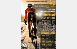 CHAMPIONNAT DE LA MAYENNE DE CYCLO-CROSS LE RIBAY