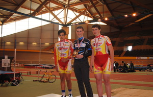 Benjamin BELLIER vainqueur sur le vélodrome de Bordeaux