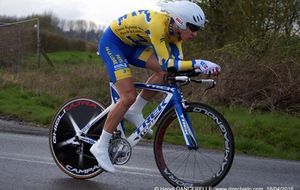 Clément DAVY BCM vainqueur de la coupe de france junior route avec l'équipe Pays de Loire 