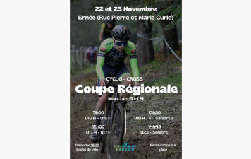 CYCLO-CROSS COUPE REGIONALE  MANCHE 3 ET 4 A ERNEE