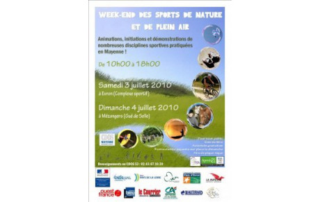 WEEK END SPORT DE NATURE LES 03 ET 04 JUILLET