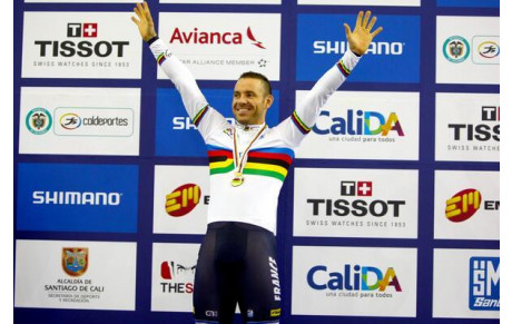 FRANCOIS PERVIS CHAMPION DU MONDE DE KEIRIN A CALI