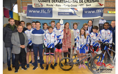 CLEMENT MARY PARRAIN DE LA 11EME PROMOTION DE LA SSS CYCLISME