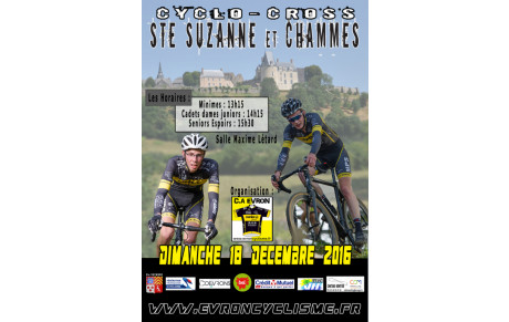 CYCLO-CROSS STE SUZANNE ET CHAMMES 18/12/16