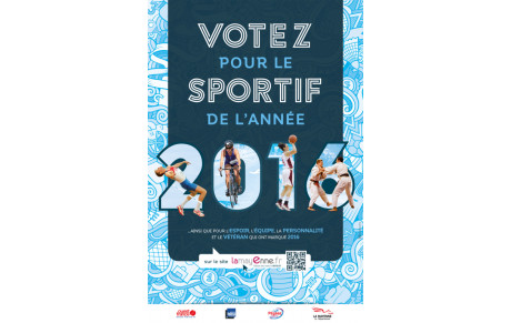 VOTEZ POUR LE SPORTIF DE L'ANNEE 2016