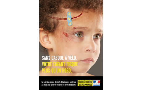LE PORT DU CASQUE A VELO DEVIENT OBLIGATOIRE POUR LES ENFANTS DE MOINS DE 12 ANS