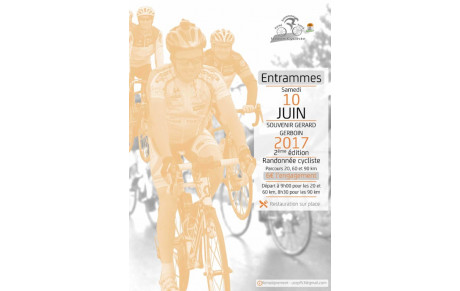 ENTRAMMES RANDONNEE CYCLISTE SAMEDI 10 JUIN 2017