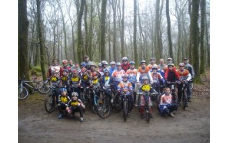 SUCCES POUR LE STAGE  DEPARTEMENTAL DE VTT 