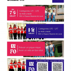 STAGES ROUTE D'ETE EN JUILLET 2026
